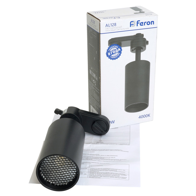 Трековый однофазный светильник Feron AL128 48917