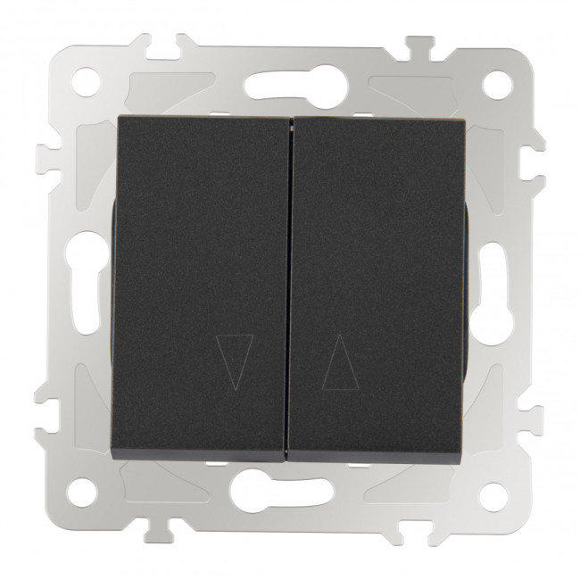 Выключатель жалюзи Arte Milano 203.38-2.black