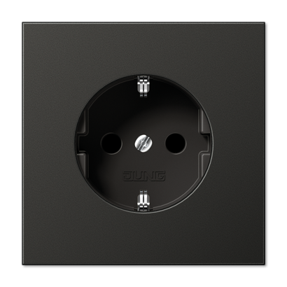Розетка 2K+З со шторками Jung AL1520KIAN Розетка 2K+З со шторками Jung AL1520KIAN