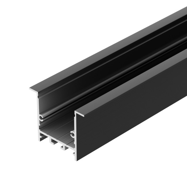 Алюминиевый профиль Arlight SL-LINIA49S-F-2000 ANOD BLACK 039389 Алюминиевый профиль Arlight SL-LINIA49S-F-2000 ANOD BLACK 039389