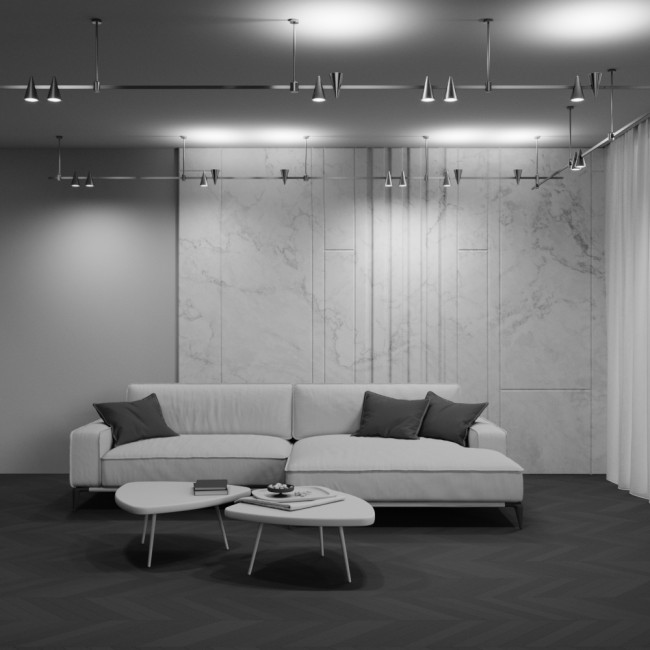 Трековый магнитный светильник Maytoni Keila TR146-1-5W3K-BS Трековый магнитный светильник Maytoni Keila TR146-1-5W3K-BS