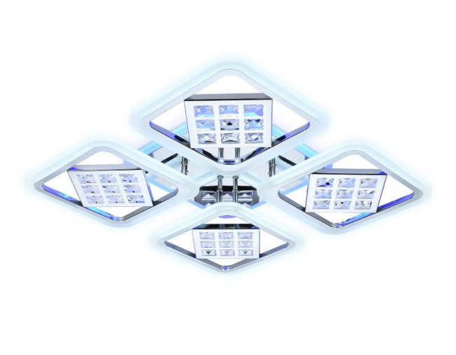 Потолочная светодиодная люстра Ambrella Light Acrylica Ice FA288 Потолочная светодиодная люстра Ambrella Light Acrylica Ice FA288