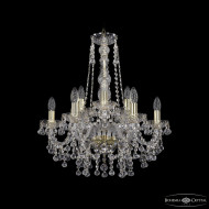 Подвесная люстра Bohemia Ivele Crystal 1409/6+3/195/h-63 G Подвесная люстра Bohemia Ivele Crystal 1409/6+3/195/h-63 G