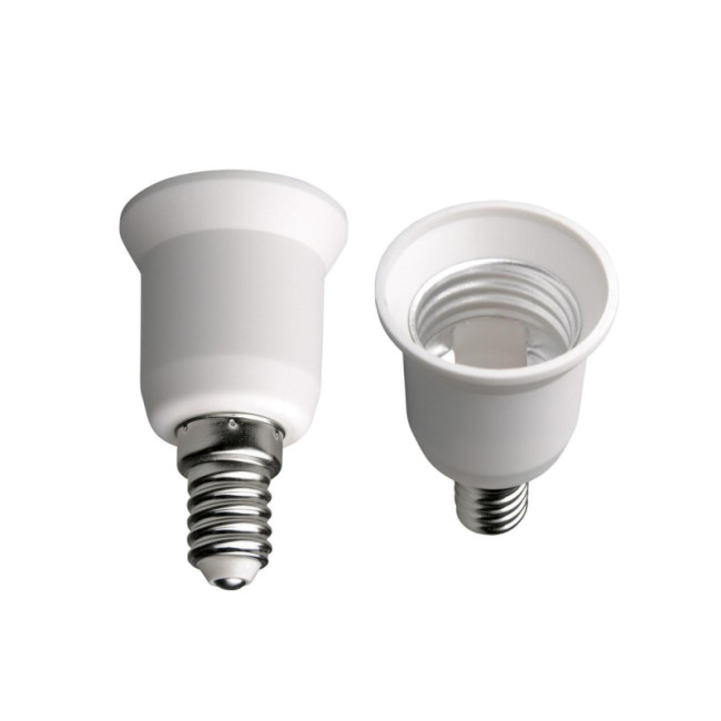 Переходник с цоколя E14 на E27 (06469) Uniel LH14-27L Переходник с цоколя E14 на E27 (06469) Uniel LH14-27L