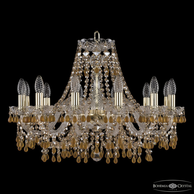 Подвесная люстра Bohemia Ivele Crystal 1410/12/240 G V1003 R721