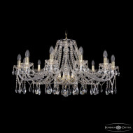 Подвесная люстра Bohemia Ivele Crystal 1413/12/360 G