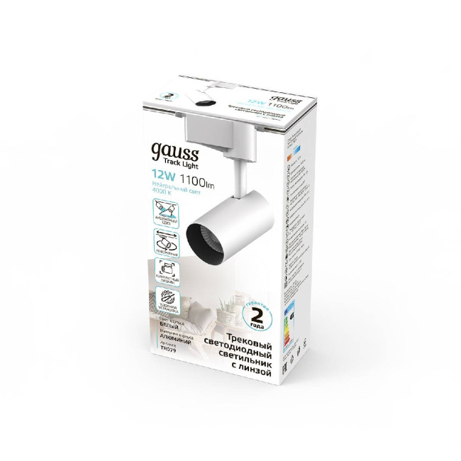 Трековый светодиодный светильник Gauss Track Light Led TR079 Трековый светодиодный светильник Gauss Track Light Led TR079