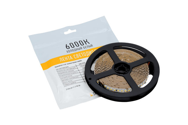 Светодиодная лента SWG SWG2P168-24-17.3-W-20 003489 Светодиодная лента SWG SWG2P168-24-17.3-W-20 003489