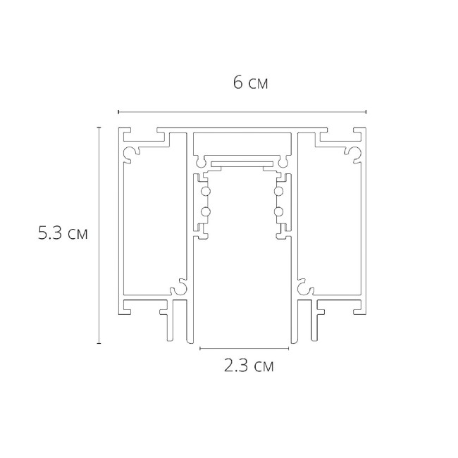 Шинопровод магнитный Arte Lamp Linea-Accessories A474206 Шинопровод магнитный Arte Lamp Linea-Accessories A474206