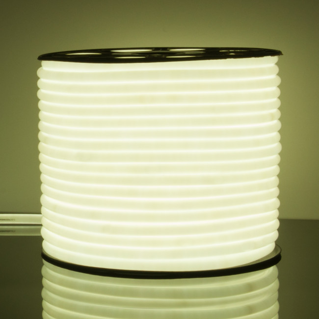 Светодиодный гибкий неон Elektrostandard 220V 9,6W 144Led 2835 IP67 круглый холодный белый, 50 м 4690389134692 Светодиодный гибкий неон Elektrostandard 220V 9,6W 144Led 2835 IP67 круглый холодный белый, 50 м 4690389134692