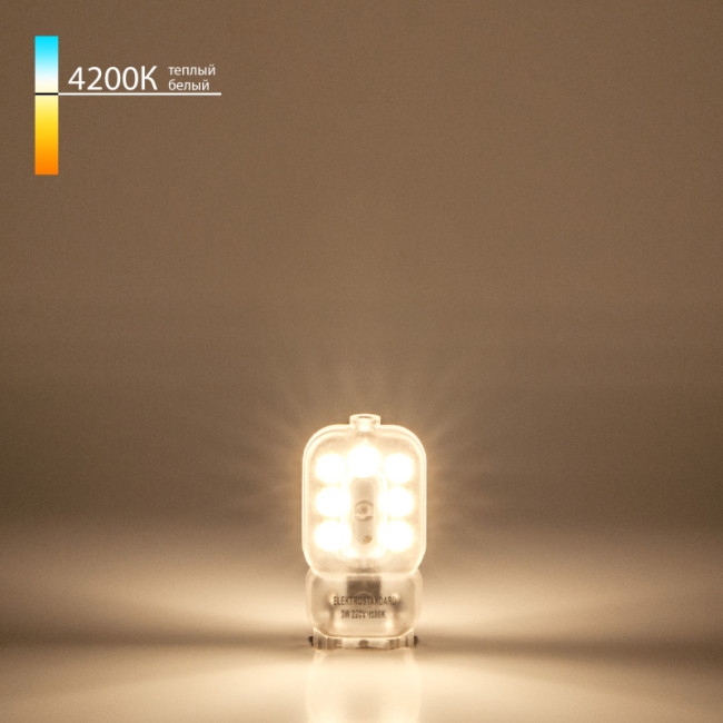 Светодиодная лампа Elektrostandard G9 LED 3W 220V 4200K 4690389150517 Светодиодная лампа Elektrostandard G9 LED 3W 220V 4200K 4690389150517