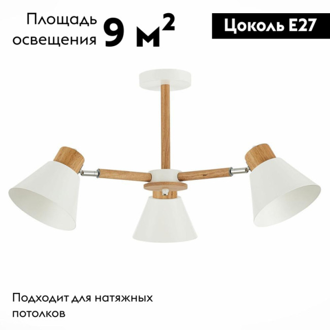 Потолочная люстра Evoluce Buve SLE103702-03 Потолочная люстра Evoluce Buve SLE103702-03