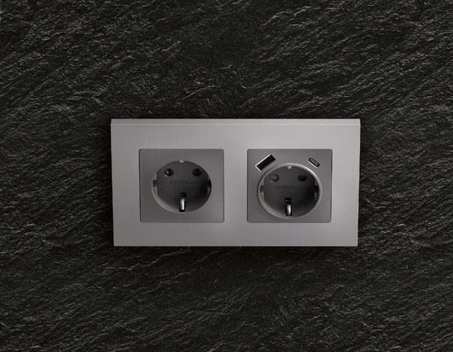 Рамка одноместная Ambrella Volt Qubi AF250501 Рамка одноместная Ambrella Volt Qubi AF250501