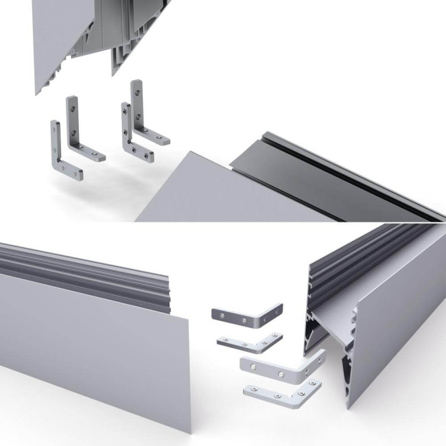 Соединитель Arlight ALU-90VER вертикальный 024195 Соединитель Arlight ALU-90VER вертикальный 024195