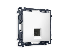 Комплект механизма компьютерной розетки RJ-45(8P8C) CAT6 со шторкой Ambrella Volt Alfa MA132010