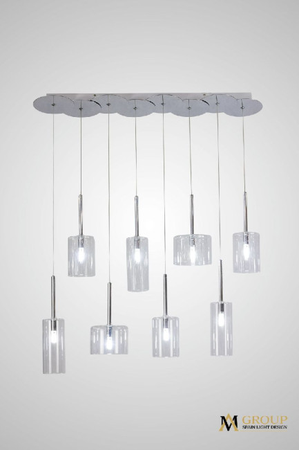 Каскадная люстра AM Group AM355-8CLEAR Каскадная люстра AM Group AM355-8CLEAR