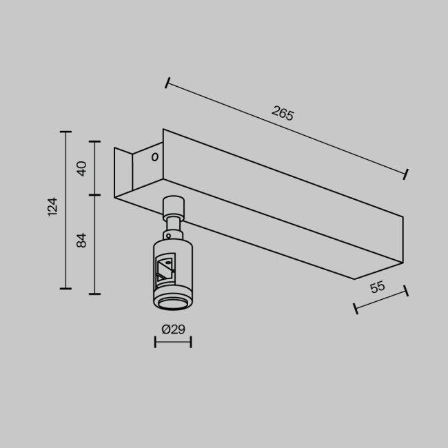 Основание потолочное для блока питания с вводом питания Maytoni Flarity TRA156C-BB1-PT Основание потолочное для блока питания с вводом питания Maytoni Flarity TRA156C-BB1-PT