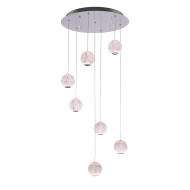 Подвесная люстра DeLight Collection Elliot Diamante MD20001012-7A chrome