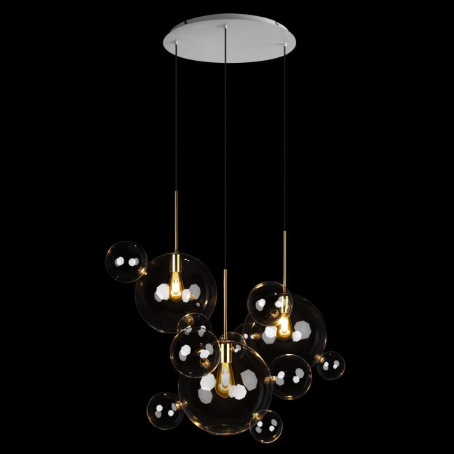 Подвесная люстра Loft IT Bolle 2034-D3 Подвесная люстра Loft IT Bolle 2034-D3
