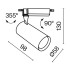 Трековый светильник Maytoni Technical Vuoro TR003-1-6W4K-S-W Трековый светильник Maytoni Technical Vuoro TR003-1-6W4K-S-W