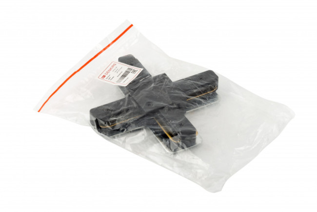 Коннектор Х-образный Denkirs DK Track Black TR1104-BK Коннектор Х-образный Denkirs DK Track Black TR1104-BK