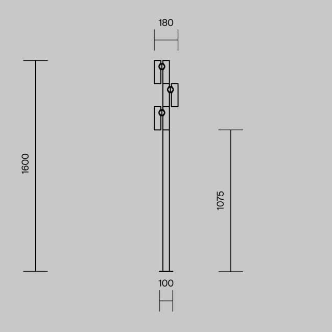 Парковый светильник Maytoni Torq O494FL-L30B3K Парковый светильник Maytoni Torq O494FL-L30B3K