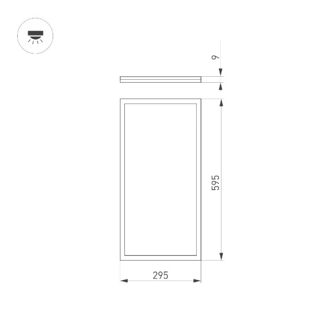Светодиодная панель Arlight DL-INTENSO-S300x600-28W Warm3000 (WH, 120 deg, CRI90, 230V) 043554 Светодиодная панель Arlight DL-INTENSO-S300x600-28W Warm3000 (WH, 120 deg, CRI90, 230V) 043554