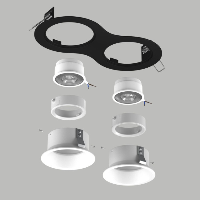 Встраиваемый светильник Lightstar Domino (214627+214606+214606+214006+214006) D6270606WMOD Встраиваемый светильник Lightstar Domino (214627+214606+214606+214006+214006) D6270606WMOD