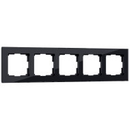 Рамка Werkel Favorit на 5 постов черный W0051108 4690389160110
