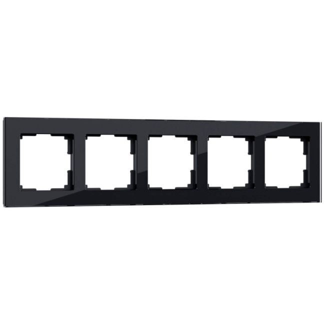 Рамка Werkel Favorit на 5 постов черный W0051108 4690389160110