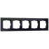 Рамка Werkel Favorit на 5 постов черный W0051108 4690389160110
