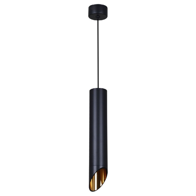 Подвесной светильник Reluce 16007-0.9-001LD 300mm GU10 BK+GD Подвесной светильник Reluce 16007-0.9-001LD 300mm GU10 BK+GD