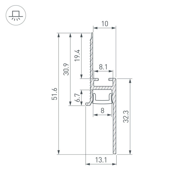 Профиль Arlight PLINTUS-FANTOM-BENT-H20-SIDE-2000 BLACK 043673(1) Профиль Arlight PLINTUS-FANTOM-BENT-H20-SIDE-2000 BLACK 043673(1)