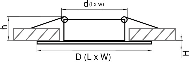 Встраиваемый светильник Lightstar Banale Weng Qua 011007 Встраиваемый светильник Lightstar Banale Weng Qua 011007
