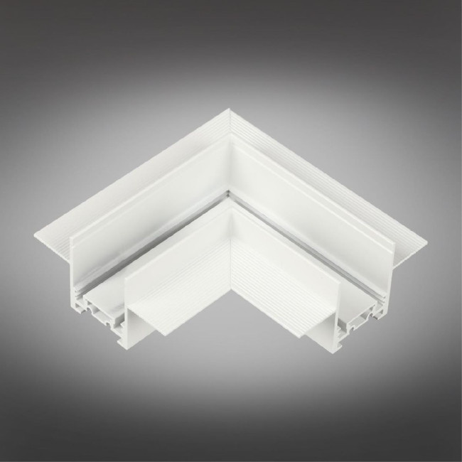 Соединитель угловой плоский встраиваемый Aployt Magnetic track 48 APL.0182.10.04 Соединитель угловой плоский встраиваемый Aployt Magnetic track 48 APL.0182.10.04