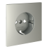 Накладка для розетки с заземлением Voltum S70 (сталь) VLS000605
