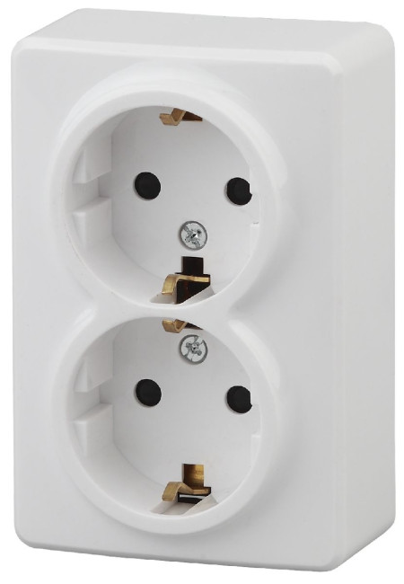 Розетка 2P+E Schuko со шторками Эра 11-2206-01 Б0020694 Розетка 2P+E Schuko со шторками Эра 11-2206-01 Б0020694