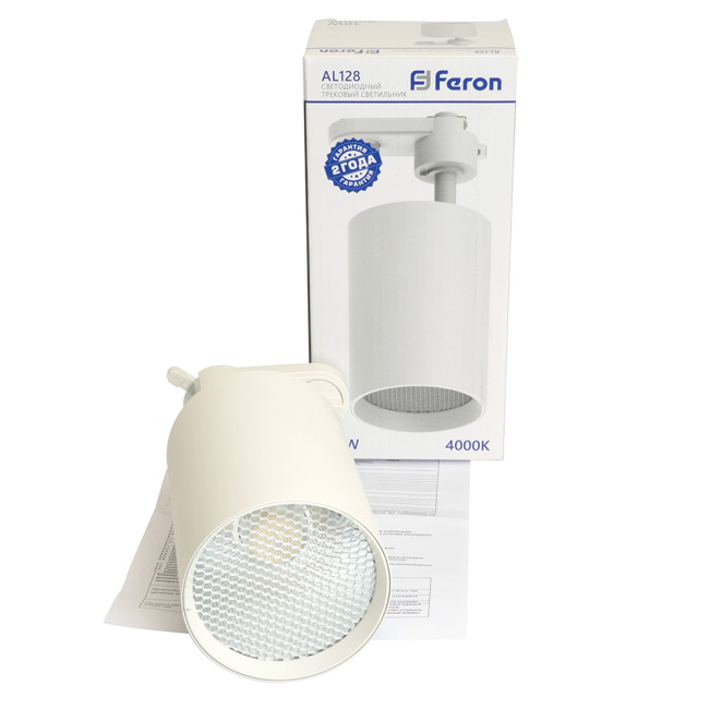 Трековый однофазный светильник Feron AL128 48918