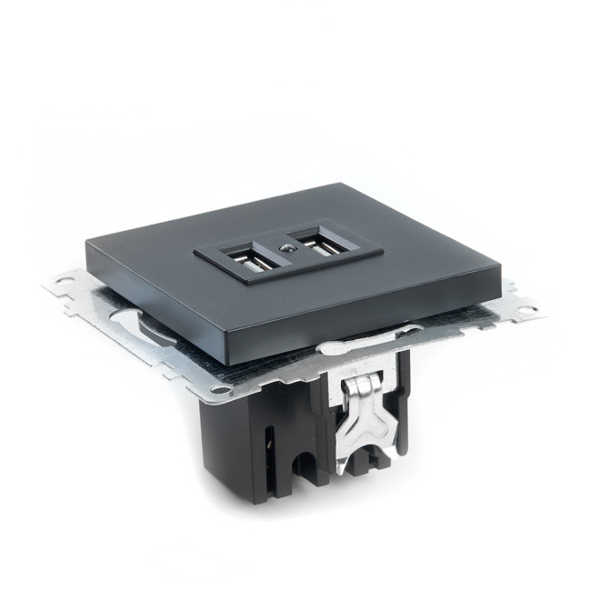 Розетка USB 2-местная Stekker Катрин 39616 Розетка USB 2-местная Stekker Катрин 39616