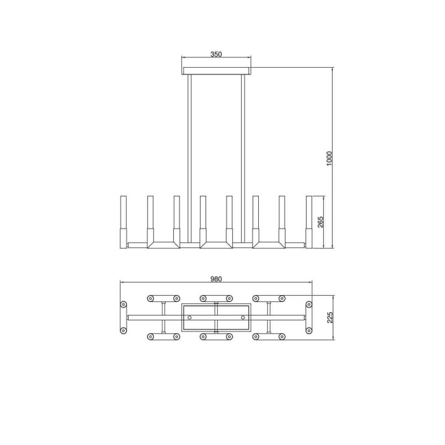 Подвесная люстра Lucia Tucci Tenerezza 5490.8 Gold Подвесная люстра Lucia Tucci Tenerezza 5490.8 Gold