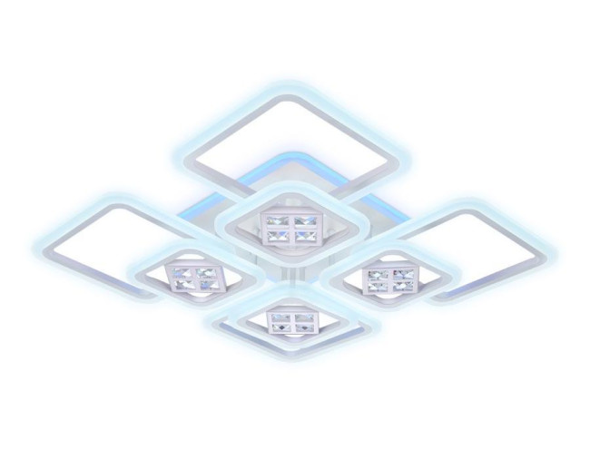 Потолочная светодиодная люстра Ambrella Light Acrylica Ice FA289