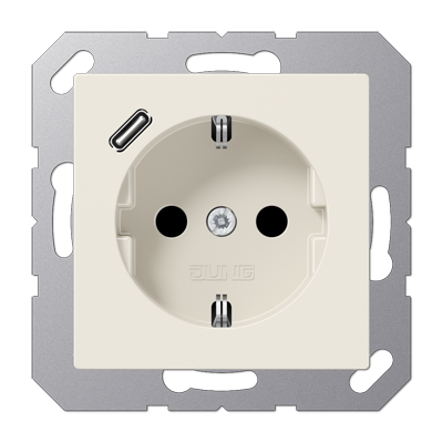 Розетка 2K+З USB Typ C Jung A1520-18C Розетка 2K+З USB Typ C Jung A1520-18C