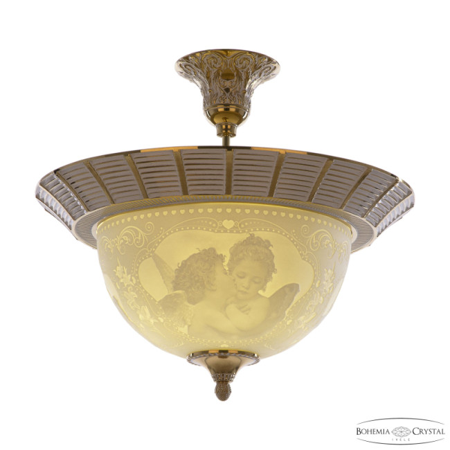 Потолочный светильник Bohemia Ivele Crystal 7091P/44/LS GW Angel Потолочный светильник Bohemia Ivele Crystal 7091P/44/LS GW Angel
