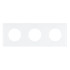 Рамка стеклянная на 3 поста Arlight FRM-GLARE-GC-3-WH 043838 Рамка стеклянная на 3 поста Arlight FRM-GLARE-GC-3-WH 043838