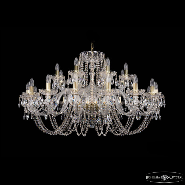Подвесная люстра Bohemia Ivele Crystal 1402/16+8/400 G