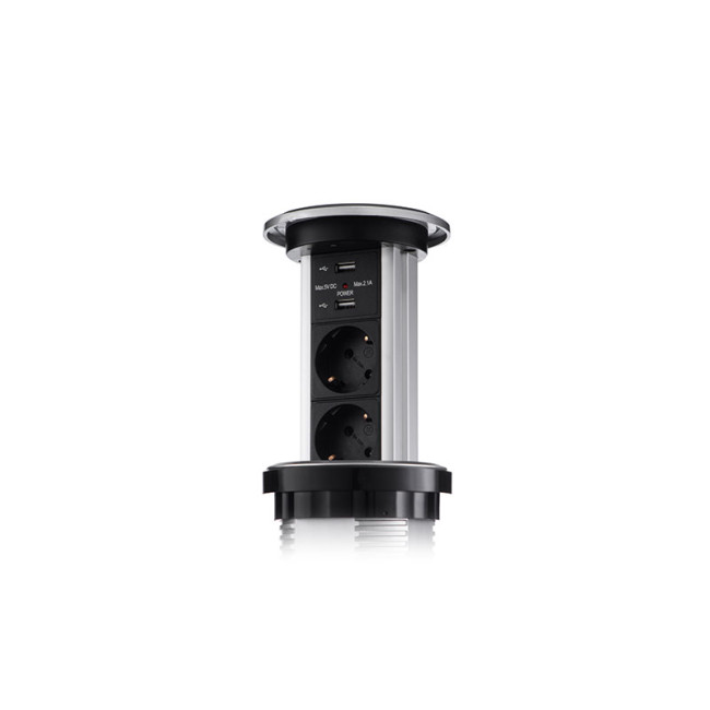 Сенсорный блок розеток LK (3 секции и 2 USB) Mebax 00-00001183 Сенсорный блок розеток LK (3 секции и 2 USB) Mebax 00-00001183
