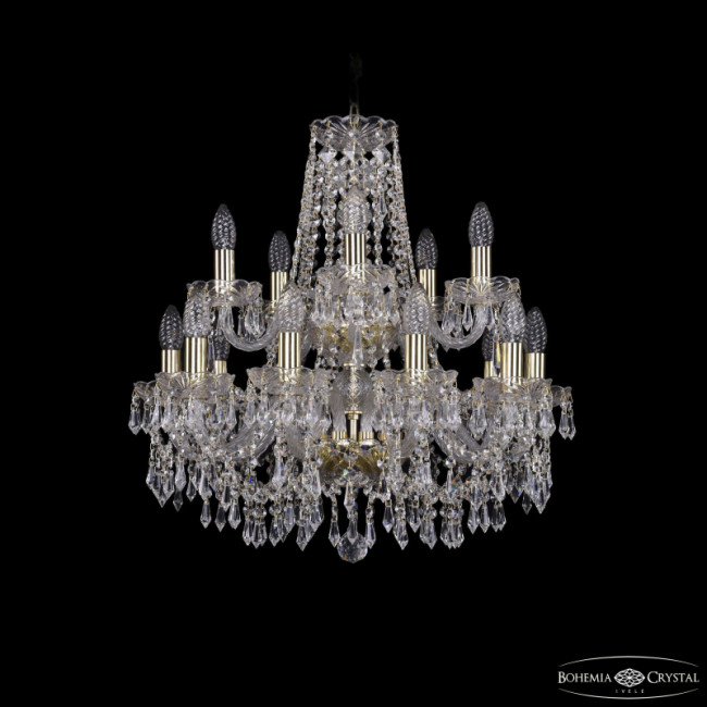 Подвесная люстра Bohemia Ivele Crystal 1403/10+5/195/2d G Подвесная люстра Bohemia Ivele Crystal 1403/10+5/195/2d G