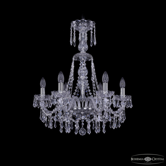 Подвесная люстра Bohemia Ivele Crystal 1403/6/195/XL-65 Ni Подвесная люстра Bohemia Ivele Crystal 1403/6/195/XL-65 Ni