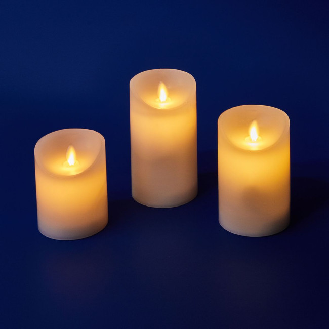 Набор свечей светодиодных Uniel ULD-F055 WARM WHITE RC CANDLE SET3 UL-00008623 Набор свечей светодиодных Uniel ULD-F055 WARM WHITE RC CANDLE SET3 UL-00008623