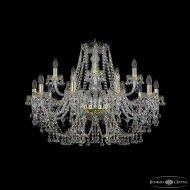 Подвесная люстра Bohemia Ivele Crystal 1409/10+5/300 G